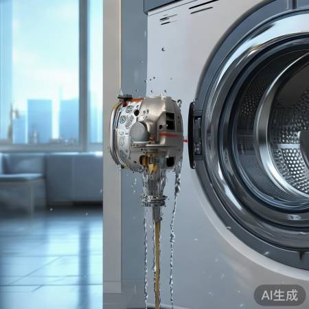 美的洗衣机E3故障,进水阀故障