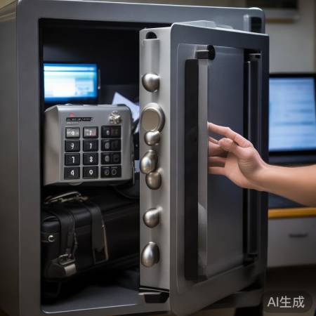 保险柜解锁，手动开取物品