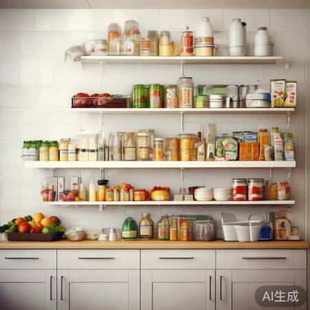 食物分类,易腐上层,保鲜下层