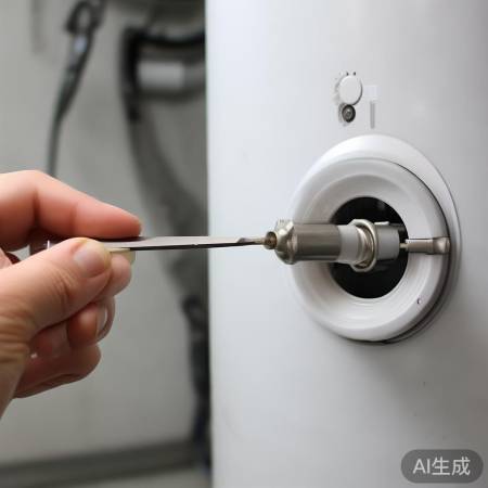 拧螺丝开冷热水口