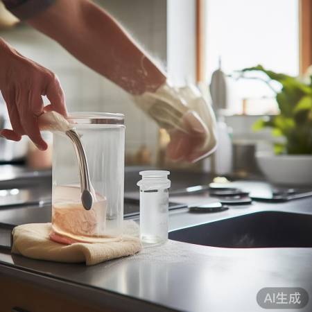 白醋擦净油渍消毒