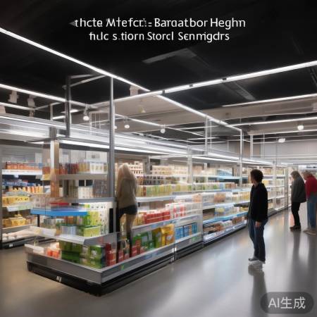 超市感应高度依货架调整