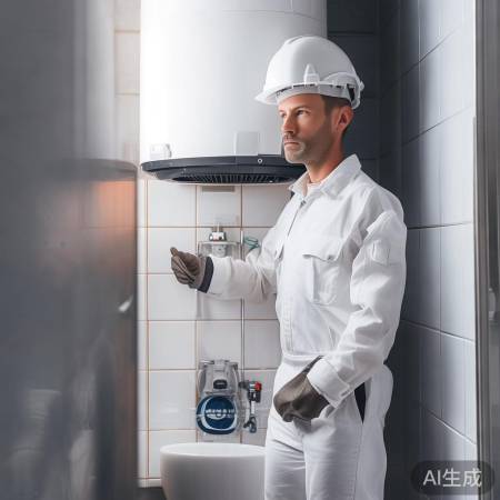 安装完毕，试水温，防隐患。