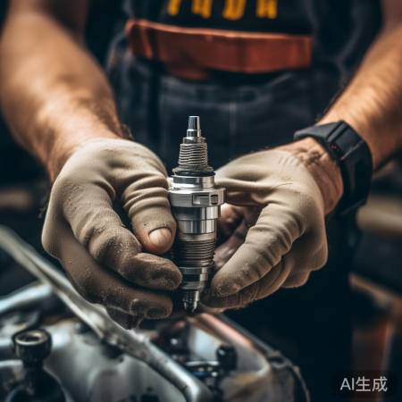 检查点火针，保持清洁