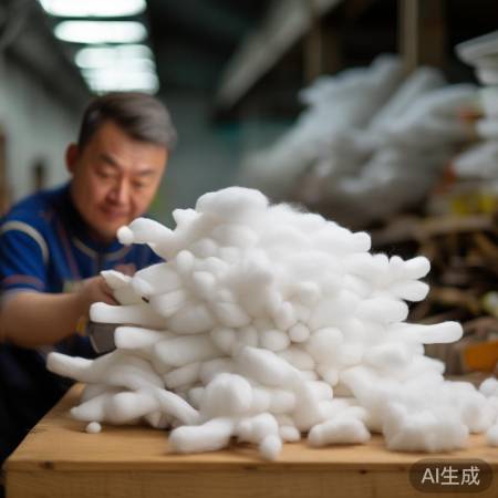 选防火棉:密度高、无异味、白色