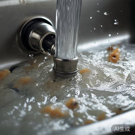 进水阀堵塞,杂物致水流不畅