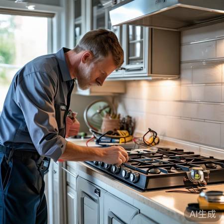 燃气灶维修：专业认证，规范服务