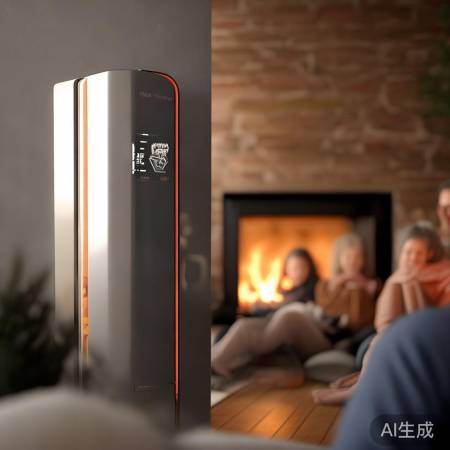 奥克斯壁挂炉，智能温控，温暖贴