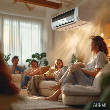 LG空调智能调温,舒适自然风