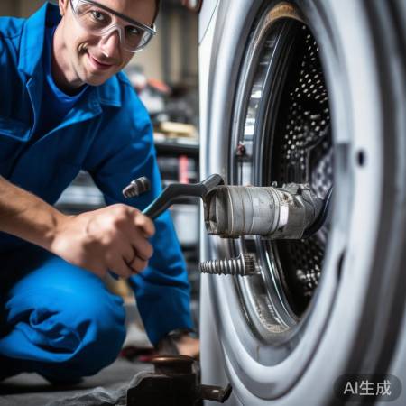 卸下洗衣机进水管