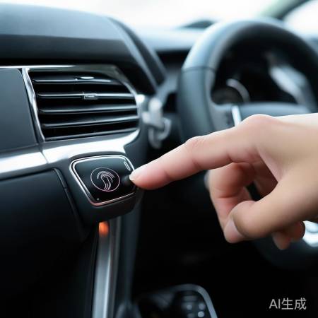 门把手旁找指纹解锁