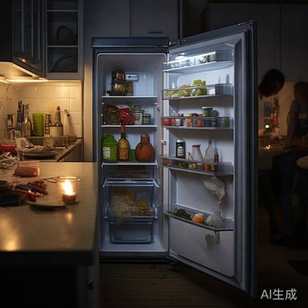 停电致冰箱食物易变质