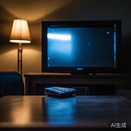 电视黑屏？按电源键试试