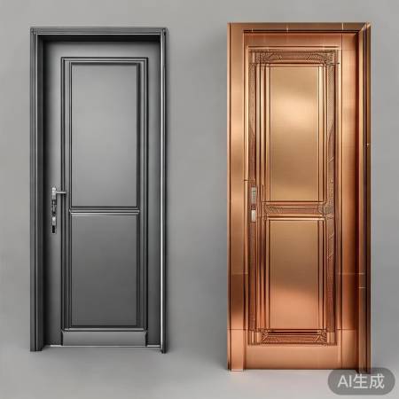 防盗门材质：钢铝铜选适