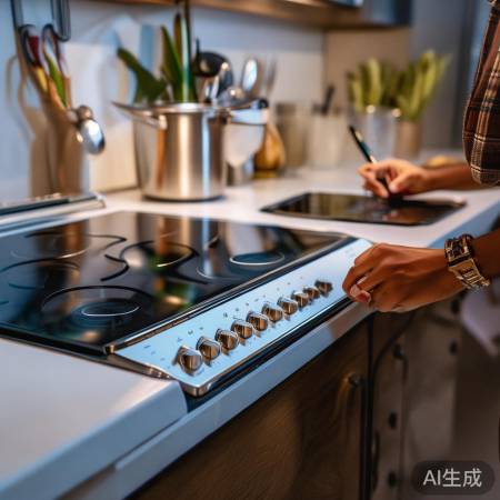 “集成灶锡纸加热，时间自调最优