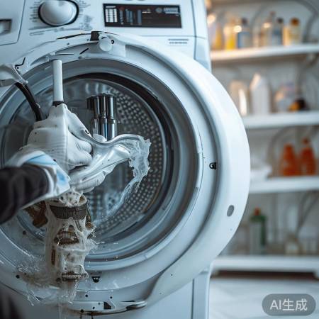 洗衣机E1故障：检查进水管或调