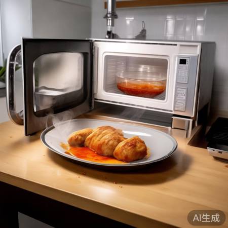 微波炉加热酱料，鸡肉更入味