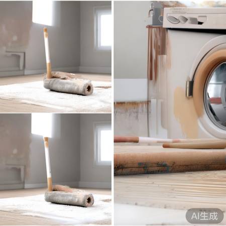 刷漆技巧：滚筒刷大面积，刷子垂