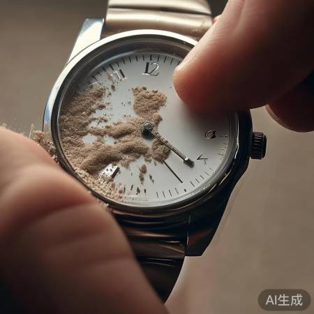 表盘污渍遮挡数字