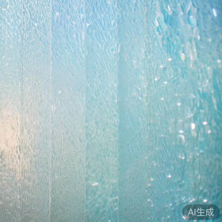 长虹玻璃，蓝如天空，美不胜收。