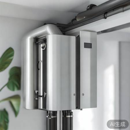 壁挂炉水平稳固，留检修空间