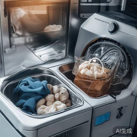 双桶洗衣机，洗衣更高效