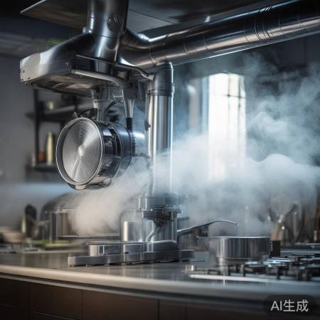 集成灶排烟原理图，大号吸尘器吸