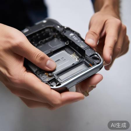 盖上电池盖，拧紧螺丝