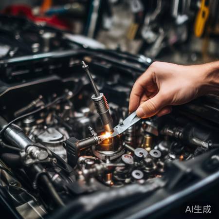 “更换点火针，轻转后拧紧”