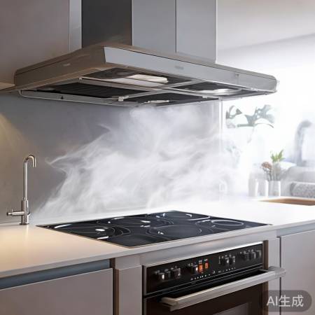 集成灶吸排强,健康厨房隐形罩
