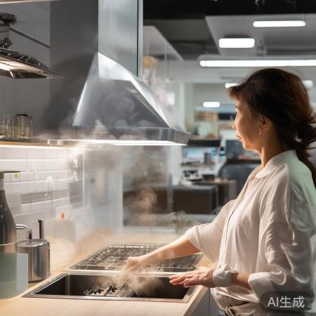 “试用油烟机，确保效果佳”