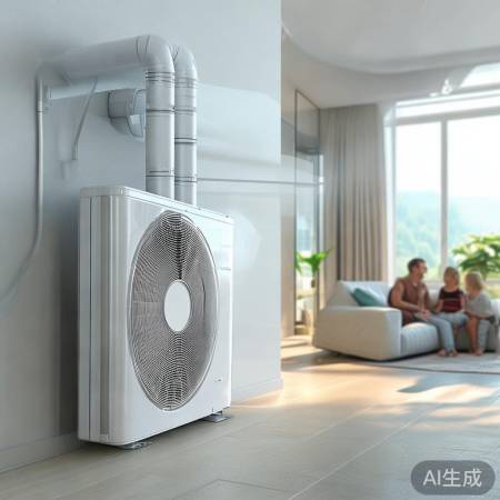 空气能冷风口，安装简单，凉爽一