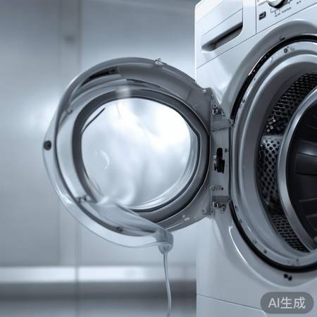 洗衣机底部小门位置