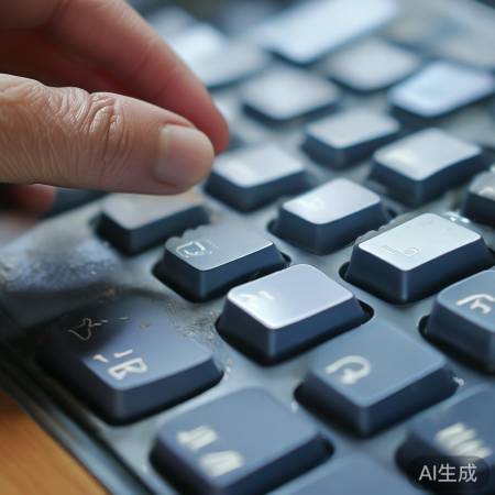 检查按键，轻擦去污