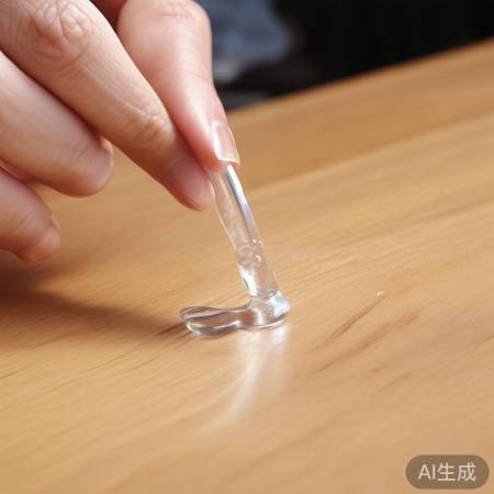 “指甲油修复划痕”