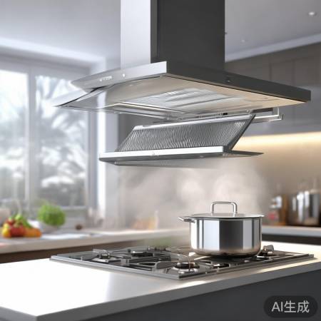 “多层过滤，厨房清新无忧”