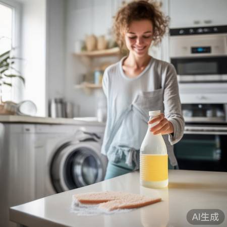 “白醋洗洗衣机，生活小窍门”