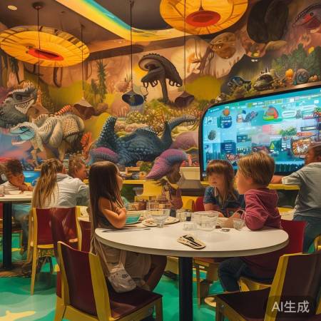 儿童餐厅：主题乐园式用餐