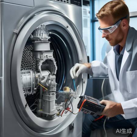 “定期检查洗衣机排水泵”