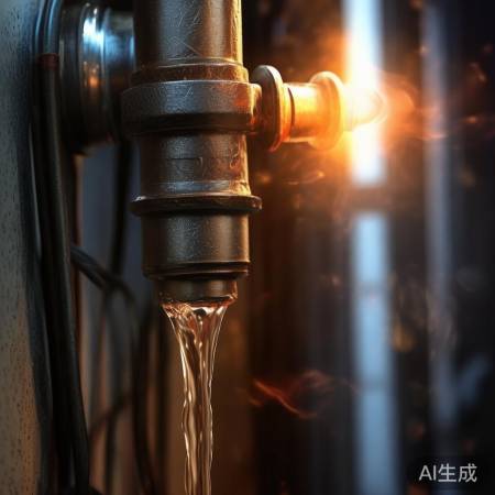 电流通过水管，水管发热