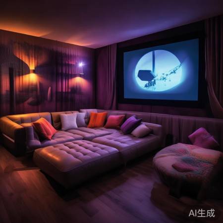 舒适卧室观影体验