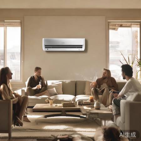 空调设计简约，融家庭装修