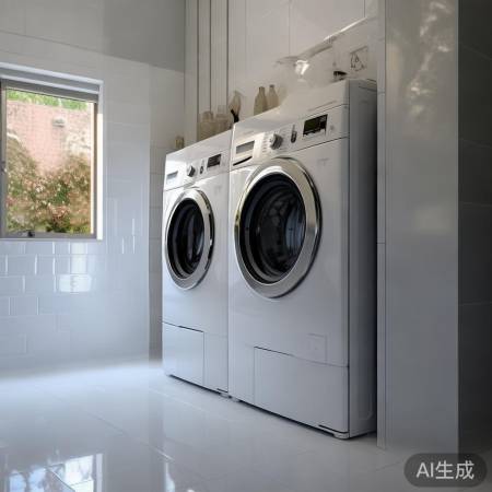 巧妙空间，装下两洗衣机