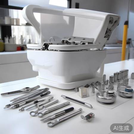 智能马桶座圈拆装工具准备