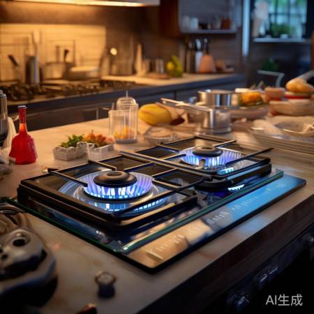 “玻璃双灶，厨房生活更美好”