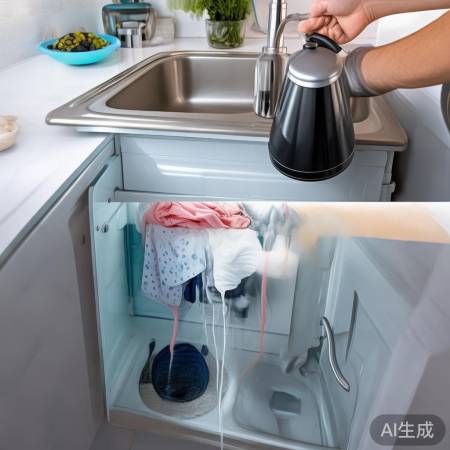 热水冲刷下水道技巧