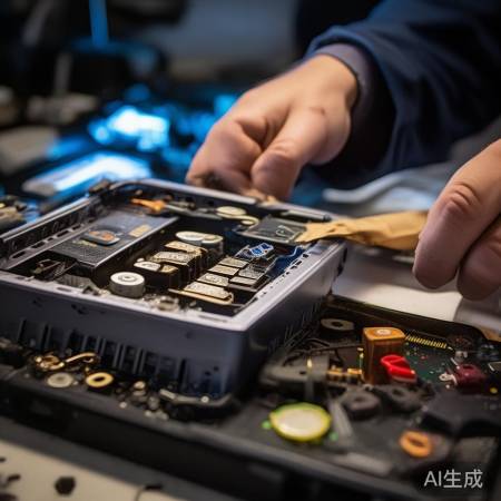 检查电池正负极