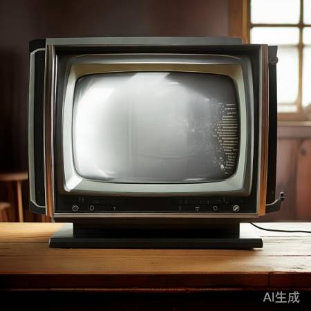 黑白电视，纯净亮丽