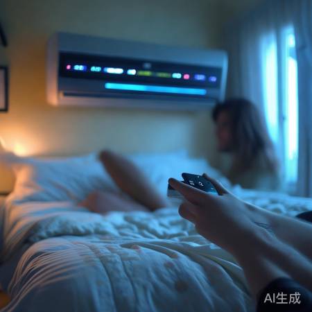 睡前调空调温度25-28度