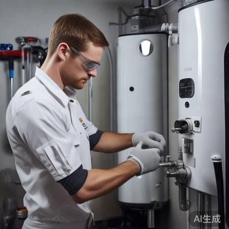 调试水温,检查安全装置